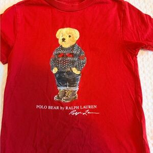 Polo by Ralph Lauren Kids Red Polo Bear Tee